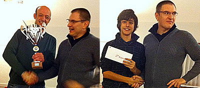 Alessandro Guerra, campione provinciale, e Alessio Boraso, secondo classificato